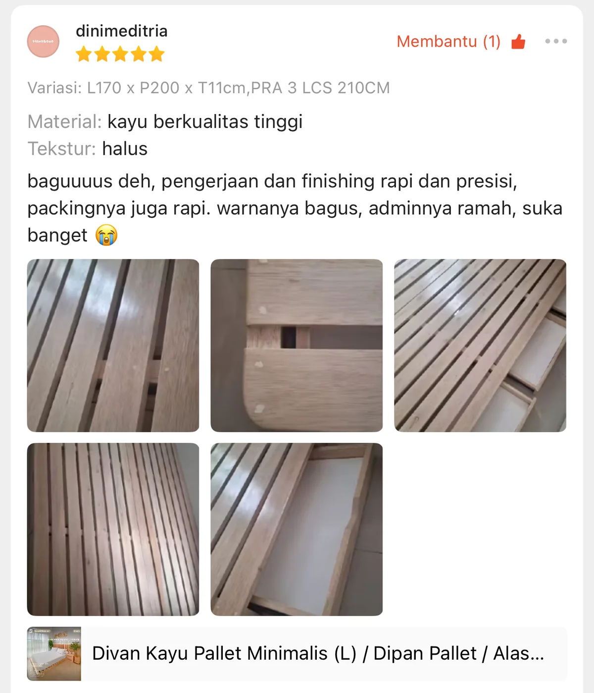 Testimoni pelanggan Dinime Ditria
